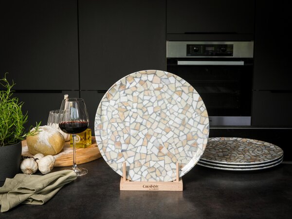 SADA TALÍŘŮ NA PIZZU, keramika, 33 cm Creatable - Online Only nádobí, Online Only