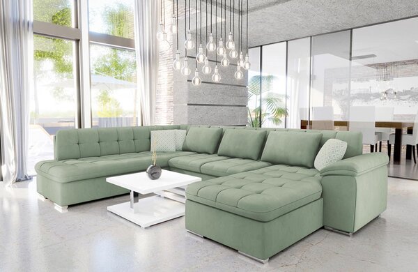 Rohová sedací souprava Tony, Potah: Uttario Velvet 2954 + Uttario Velvet 2954 + Evo 29, Strana: Pravá - U 5903211034831