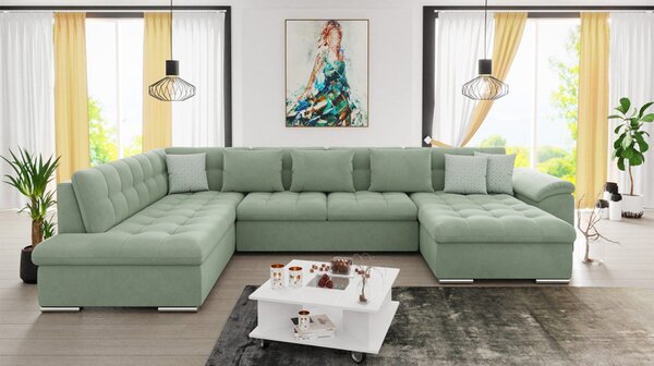 Rohová sedací souprava Tony, Potah: Uttario Velvet 2954 + Uttario Velvet 2954 + Evo 29, Strana: Pravá - U 5903211034831