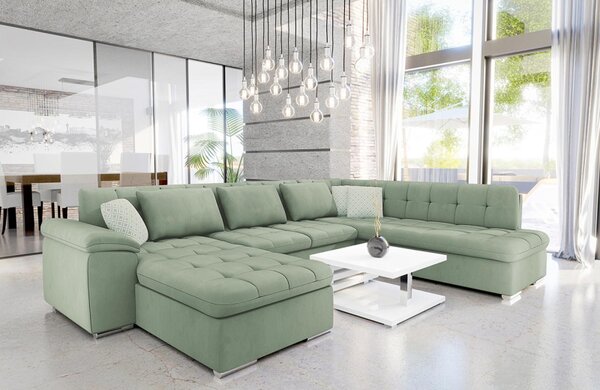 Rohová sedací souprava Tony, Potah: Uttario Velvet 2954 + Uttario Velvet 2954 + Evo 29, Strana: Levá - U 5903211034824