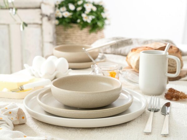 KOMBINOVANÁ SOUPRAVA, 16dílné, kamenina Creatable - Online Only nádobí, Online Only