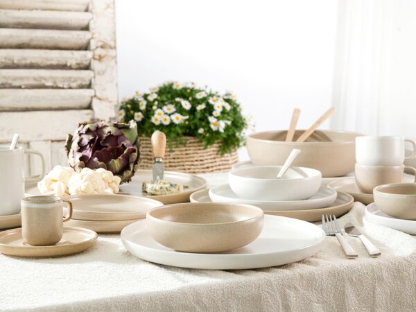 KOMBINOVANÁ SOUPRAVA, 16dílné, kamenina Creatable - Online Only nádobí, Online Only