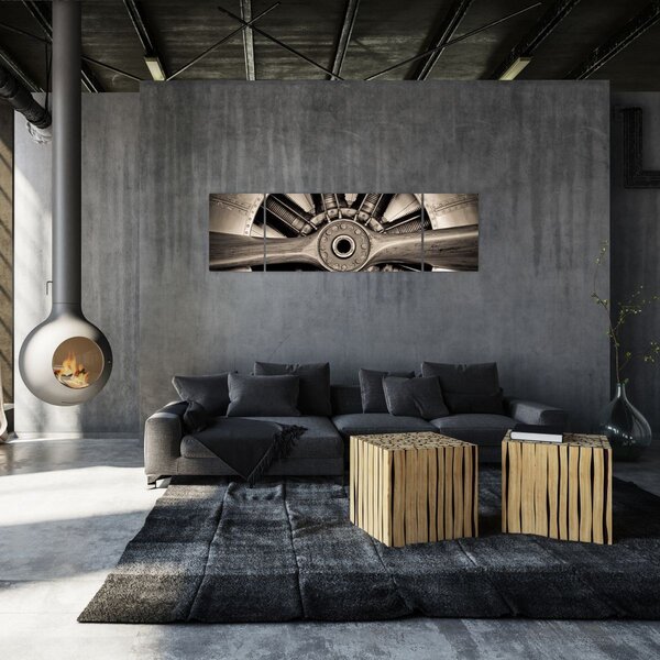 Obraz - Letecká vrtule (170x50 cm)