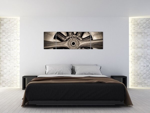 Obraz - Letecká vrtule (170x50 cm)