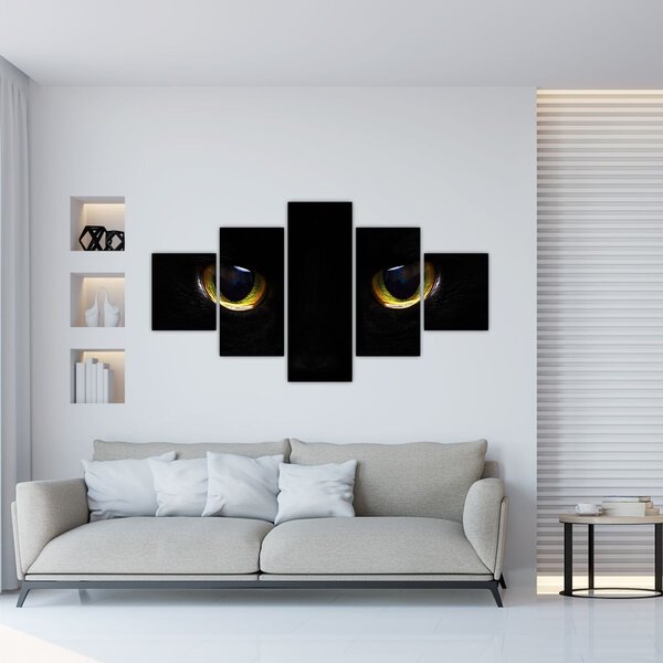Obraz - Kočičí oči (125x70 cm)