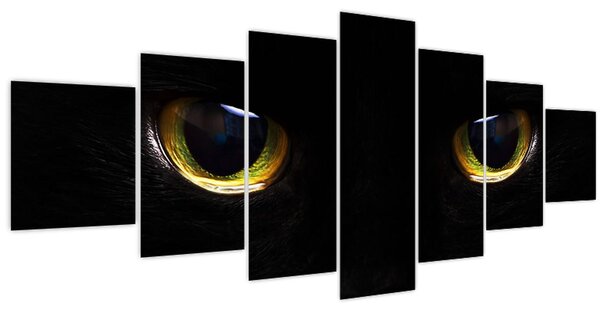 Obraz - Kočičí oči (210x100 cm)
