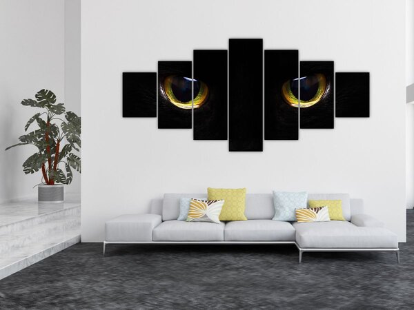 Obraz - Kočičí oči (210x100 cm)