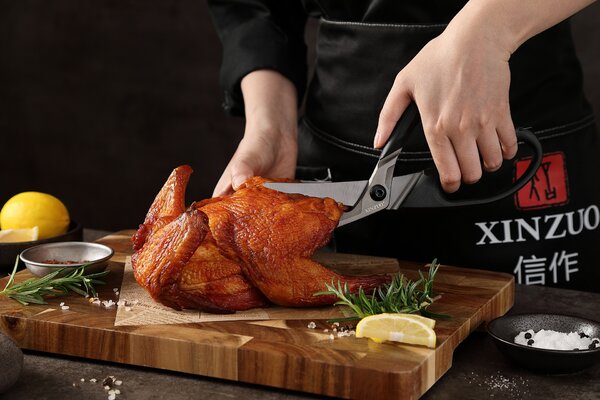 Nůžky na porcování drůbeže XinZuo H8 - černá