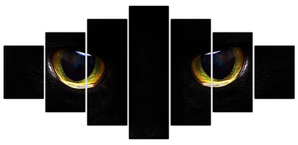 Obraz - Kočičí oči (210x100 cm)