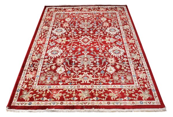 Makro Abra Kusový koberec RIVOLI EF52A Klasický červený Rozměr: 80x150 cm