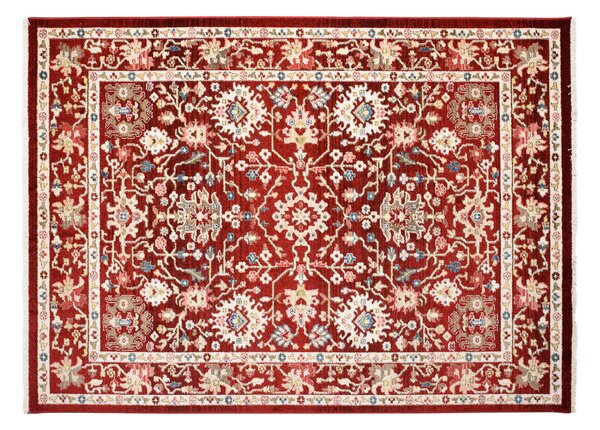 Makro Abra Kusový koberec RIVOLI EF52A Klasický červený Rozměr: 80x150 cm