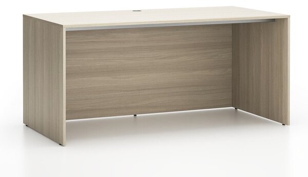 Kancelářský pracovní stůl SEGMENT, 1620 x 800 x 750 mm, dub přírodní