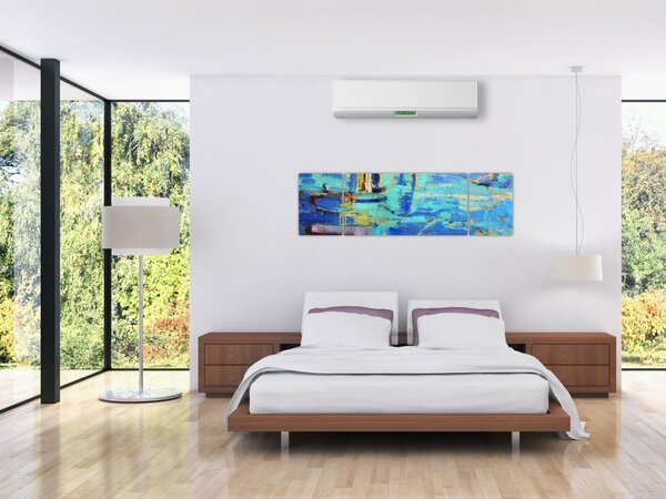 Obraz - Abstraktní olejomalba (170x50 cm)