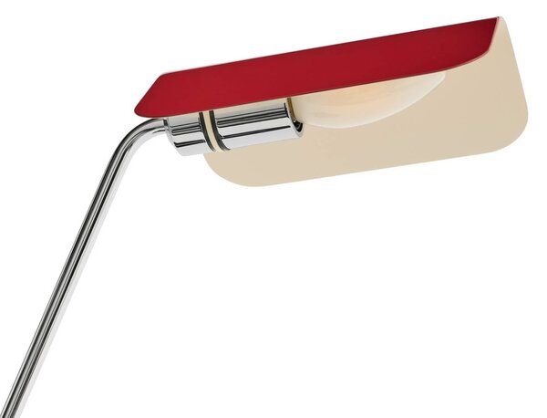HAY Světlo Apex s upínacím držákem, červené, výška 43 cm, E14, ocel, Červená, Pracovna / kancelář, kov, Design