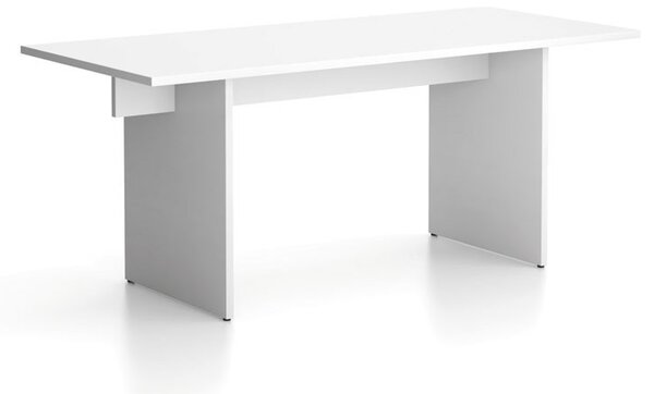 Kancelářský stůl single SOLID, 180x80 cm, bílá