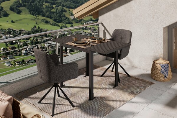 ZAHRADNÍ STŮL, kov, plast, 123/70/75/70 cm Ambia Garden - Online Only zahradní nábytek, Online Only