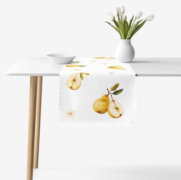 Goldea běhoun na stůl teflonový - hruškový sad 50x180 cm