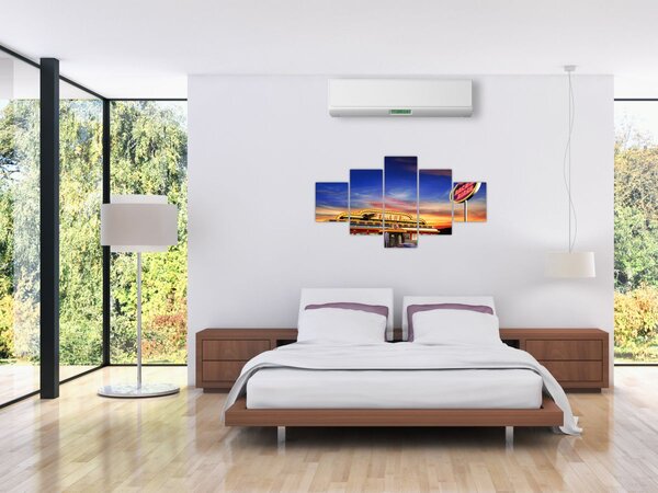 Obraz - Večerní bar (125x70 cm)