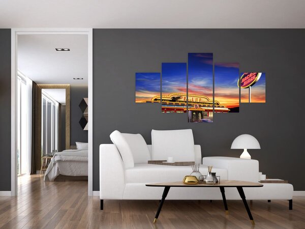 Obraz - Večerní bar (125x70 cm)