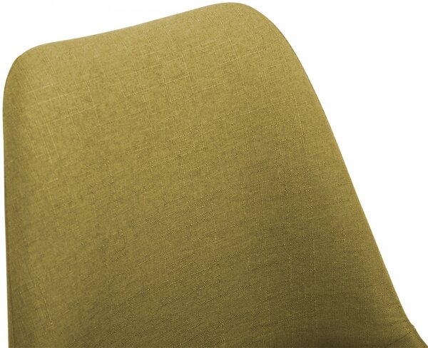 Židle Maverick B - látka, podnož kov černá matná - Zelená