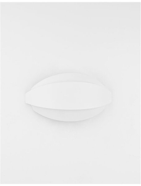 NOVA LUCE nástěnné svítidlo ASTRID bílý kov a akryl LED 20W 220-240V 3000K IP20 9128320