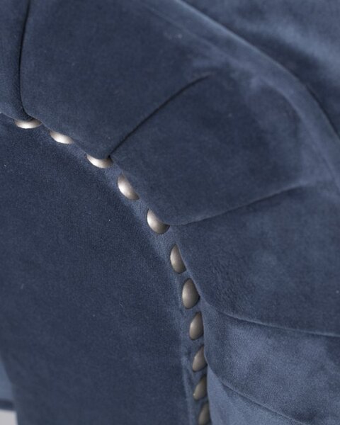Křeslo Chesterfield Classic Velvet Midnight 118x96x77cm