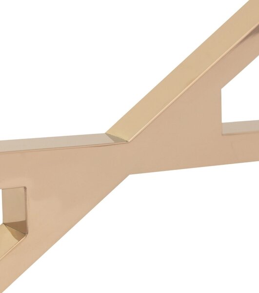 Stolek Flavio rose gold 130x70x41cm