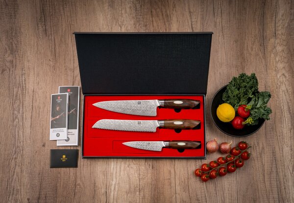 Sada nožů XinZuo Jiang B46D 3ks - Dárkový set