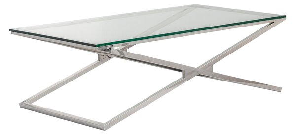 Stolek Flavio silver 130x70x41cm