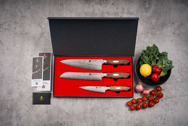 Sada nožů XinZuo Jiang B46W 3ks - Dárkový set