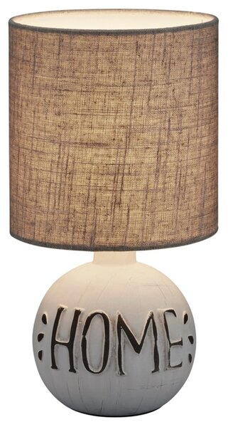 Stolní lampa ESNA 1 šedá/cappucino
