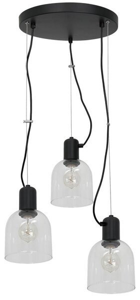 Lustr na lanku BANCO 3xE27/15W/230V