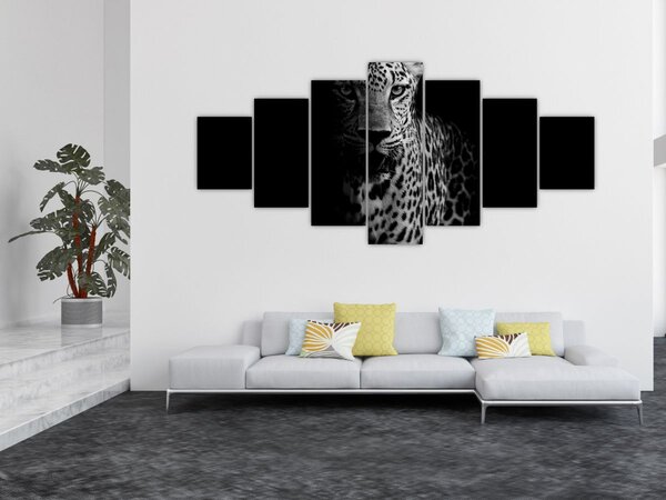 Obraz - Portrét leoparda (210x100 cm)