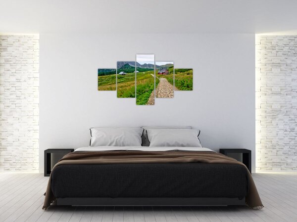Obraz - Portrét leoparda (125x70 cm)