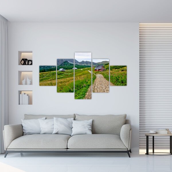 Obraz - Portrét leoparda (125x70 cm)