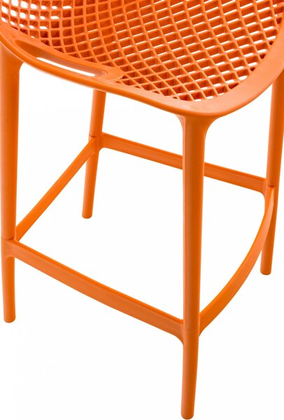 Plastová barová židle Air - Oranžová