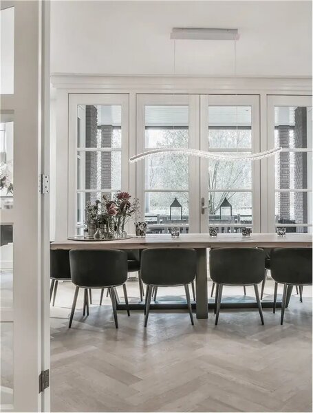 Křišťálový lustr Aurelia 100 Chrome