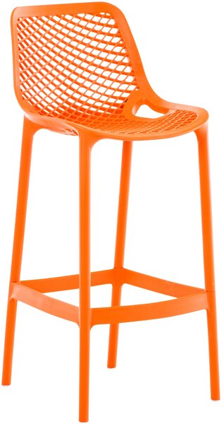 Plastová barová židle Air - Oranžová