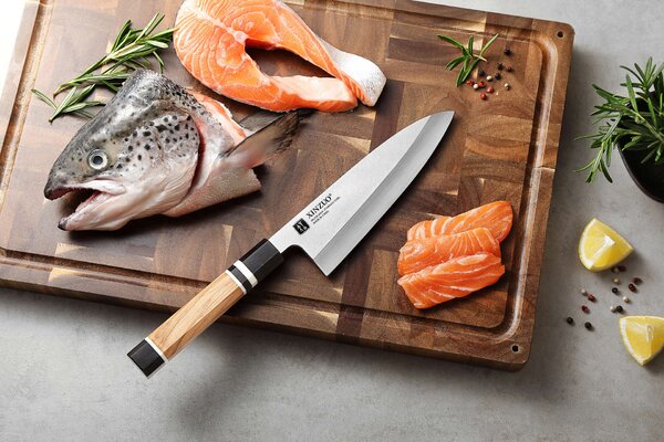 XinZuo Nůž Deba F3S 180 mm