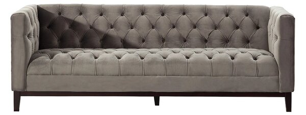 Pohovka Velvet Elite grey, 3-m
