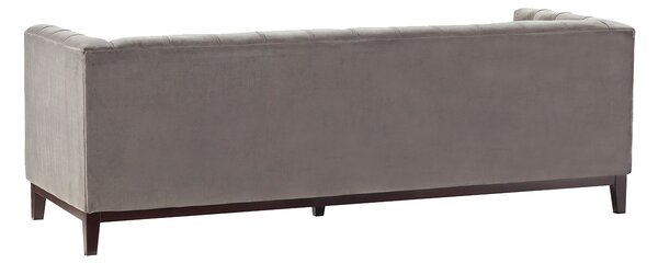 Pohovka Velvet Elite grey, 3-m