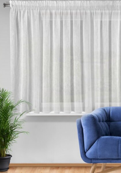 Záclona CARLA bílá, 300x145 cm
