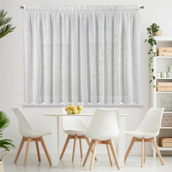 Záclona CARLA bílá, 300x145 cm