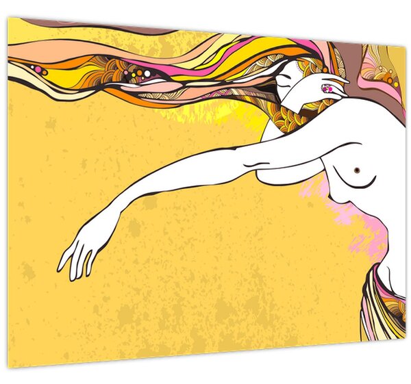 Obraz - Dívka (70x50 cm)