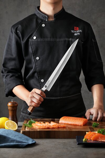 XinZuo Nůž Sashimi F3S 300 mm