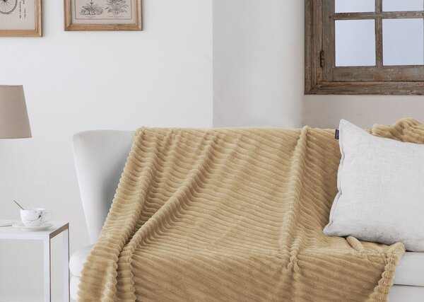 Textil Antilo Pléd Morris Beige, béžový, 150x200 cm