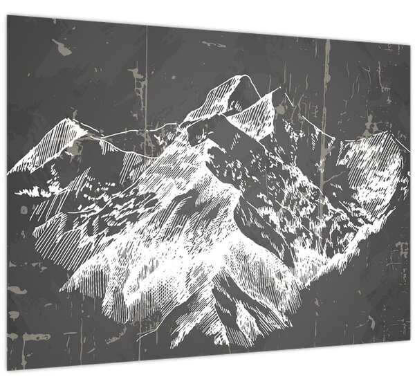 Obraz - Ilustrace hor (70x50 cm)