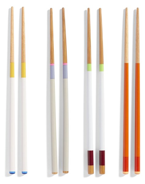 Designové hůlky Colour Pastel – 4 páry