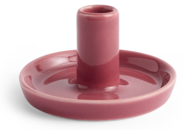 Kameninový svícen Disc XS Berry Pink