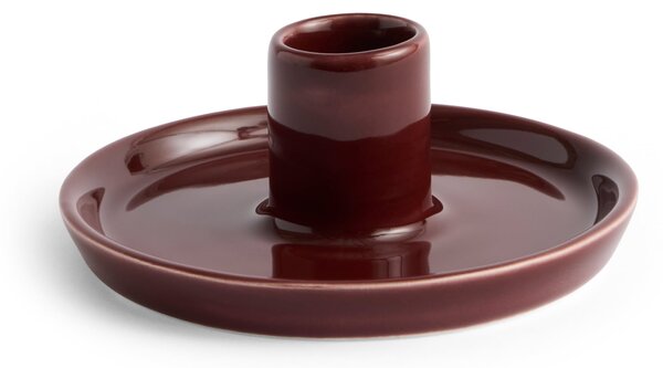 Kameninový svícen Disc S Chestnut brown